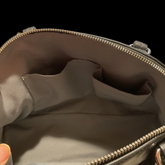 Coach Black Peyton Done Satchel Bag - Picture 4 of 8